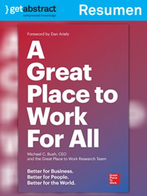 cover image of El mejor lugar para trabajar para todos (resumen)